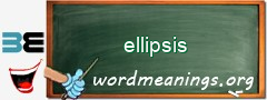 WordMeaning blackboard for ellipsis